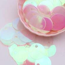 Large 30mm PVC Flat Round Sequins, 3cm Holographic Laser Colorful Confetti For Crafts, Belly Dance Costumes, Wedding Accessories, 20g, 60pcs - Multicolor - View 30