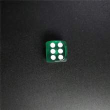 Easytoday 100顆/組 14mm/0.55英吋 10色透明壓克力圓角骰子 夜店酒吧KTV娛樂骰子組 - 彩色 - 查看 6
