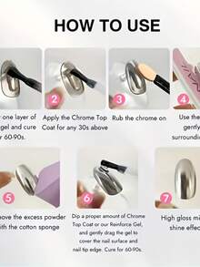 Set Bubuk Padat Nail Art 9 Warna, Hasil Akhir Cat Eye dan Aurora, Tekstur Mengkilap, Tanpa Bau dengan Efek Gradien DIY untuk Desain Kuku Kreatif, Hadiah Sempurna - MultiWarna - View 6