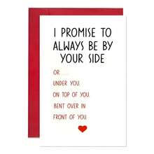 OBOVAY 1pc Naughty Anniversary Card For Him, Humorous Valentine's Day Birthday Card, Christmas Card For Husband/Boyfriend, Personalized Birthday Card - View 8