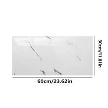 Azulejos de pared autoadhesivos 3D con efecto mármol fáciles de aplicar - Papel tapiz de espuma autoadhesivo e impermeable, adecuado para salpicadero de cocina, sala de estar, dormitorio, decoración de baño - Pegatinas de pared de vinilo fáciles de cortar y lavables - Adhesivo para azulejos - Pegatinas de pared - Ver 3