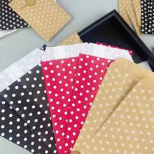 30pcs 3.1x5.9 Inch Party Holiday Packaging Bags, Gift Wrapping Paper Bags, Including Holiday Gift Paper Bags, Multi-Color Gift Wrapping Bags, Polka Dot Pattern Wrapping Paper Bags, High-End Decorative Wrapping Paper Bags, Accessory Small Gift Paper Bags, Party Gift Wrapping Bags And Creative DIY Craft Decorative Gift Paper Bags, Suitable For Holidays, Weddings, Birthday Gift Bags And Gift Wrapping Paper Bags - Gift Bags - View 2