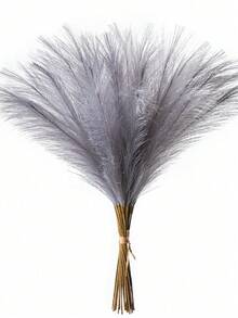 5/15pcs Artificial Reed Grass, Fluffy Faux Flowers, Beige, Brown, Artificial Reeds, Faux Reed Grass, Suitable For Home Farmhouse Decor, Bohemian Style Decor, Faux Flower Artificial Reed Decor, Vase Filler, Room Decor, Wedding Centerpiece Decor - B - View 13