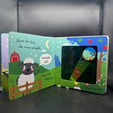 Tarjetas de cartón desplegables, páginas interiores plegables, inglés para principiantes familiares, iluminación cognitiva, desarrollo del lenguaje, perfecto para Halloween, regalo de Navidad - Multicolor - Ver 11