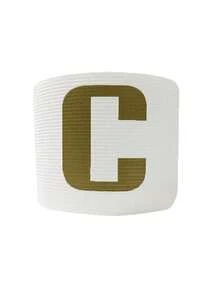 1pc Elastic Football Team Captain Armband In 6 Colors To Choose, Including C Designation For Team Division, Suitable For Any Age Player, Both Male And Female - White - View 1