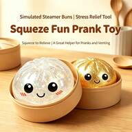 Sequin Dumpling Squishy Box, Cute Bun Shaped Toy, Suitable For Adults And Teens, Easter Egg Filler, Stress Relief Sensory Ball, Stress Relief Fidget Toy, Christmas Stocking Filler, Mystery Gift Box
