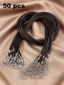 10/50/100pcs Multi-Color Multi-Layer Cord Necklace, Retro Punk Jewelry Necklace - Necklace Cord - View 25