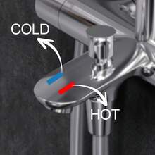 44pcs/Set Hot And Cold Indicator Sticker, Temperature Color Marking With Flame And Snowflake Design, Instantly Distinguish HOT/COLD, Self-Adhesive And Non-Detachable, High-Temperature Resistant. Suitable For Faucets, - View 3