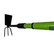 50cm Green Fiber Handle Flat Three-Tine  Garden Tool, Durable Ergonomic Gardening Hand Tool For Weeding & Cultivating - C - View 5