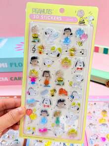 3D Embossed Gem Nail Stickers Raised Waterproof Nail Art Decor|3D - Multicolor - View 10