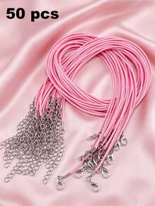 10/50/100pcs Multi-Color Multi-Layer Cord Necklace, Retro Punk Jewelry Necklace - Necklace Cord - View 67