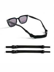 2/4pcs Colorful Sports Glasses Lanyard, Adjustable Anti-Slip Glasses Chain, Elastic Eyewear Accessories Set - Multicolor - View 9