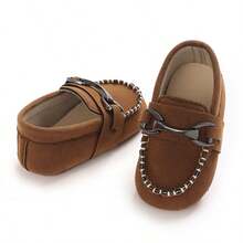 Classic Infant Casual Walking Shoes, Soft Sole Comfortable Infant Shoes For Spring And Summer - Brown - View 6