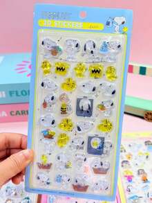 3D Embossed Gem Nail Stickers Raised Waterproof Nail Art Decor|3D - Multicolor - View 7