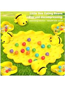 Multi-Player Bee Honey Collection Fishing Game Toy, Desktop Competitive Party Game Toy, English Color Box Packaging, Suitable For Teens 14+ As A Gift - Multicolor - View 10