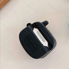New Flip Phone Style Earphone Case - Black - View 9