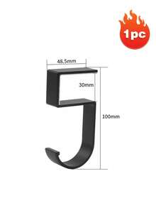 1pc Desktop Handbag Hook, Heavy Duty High Strength Alloy Material Bag Holder, Can Hang Bags, Umbrellas, Keys, Water Bottles And Headphones, Perfect Desktop Accessory For Back To School And Office Use - The Shape Of 5 - View 11