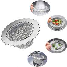 Anti-Rust Kitchen Sink Drain Strainer, Innovative Reversible Chain Filter, Clog-Free Design, Efficiently Traps Food Debris In Kitchen Sink Drain - Filter - View 10