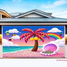 2D Flat Banner, 1pc - Candy Beach Adventure, - Banner Backdrop, Suitable For Decoration, Events, Photography Scenes - View 9