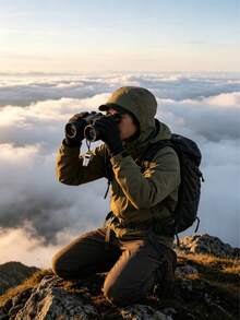 1/2/3pcs, Shock-Proof High-Definition Binoculars Set, Portable Outdoor Binoculars, Compact Travel Binoculars - Ergonomic Grip, Durable Plastic Construction And Vintage Style, Suitable For Bird Watching, Hunting, Concerts, Travel And Sightseeing. Handheld Observation Tool, High-Definition Binocular Magnifier, Back To School Classroom Tool, Practical And Thoughtful Gift! - Multiple Styles - View 8
