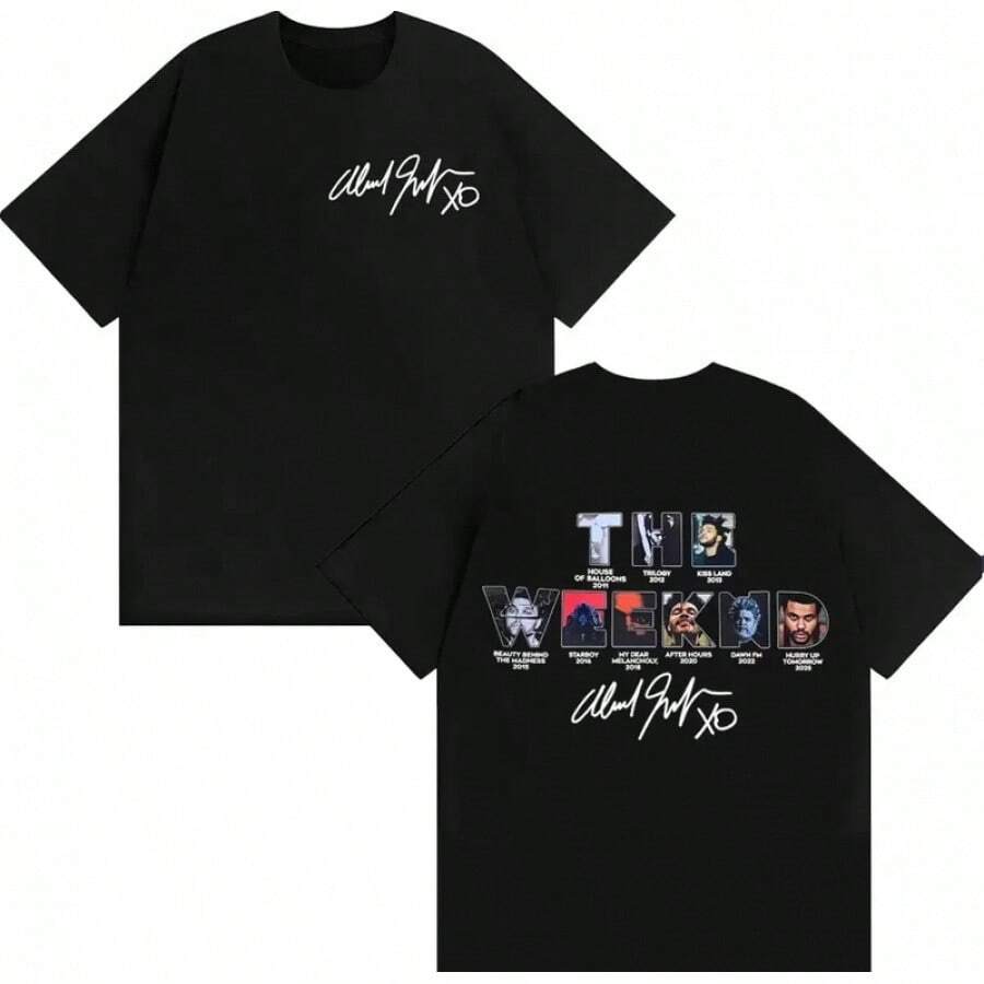 Hurry Up Tomorrow Album Cover 2026 T-Shirt Herrenbekleidung High Street Kurzarm T-Shirt Casual Unisex-Shirts - 3 - Übersicht 1