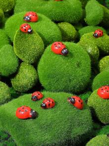 Artificial Moss Green Grass Miniature Model, Mini DIY Fairy Garden Aquarium Outdoor Decoration Micro Ornaments (20pcs/10pcs/5pcs) - One Size Fits All - View 3