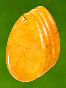 Yumfeel 2pcs Natural Yellow Quartz Teardrop Pendant, 16*26mm Crystal Pendant For Jewelry Making, Suitable For DIY Necklace And Earrings - Citrine - View 7