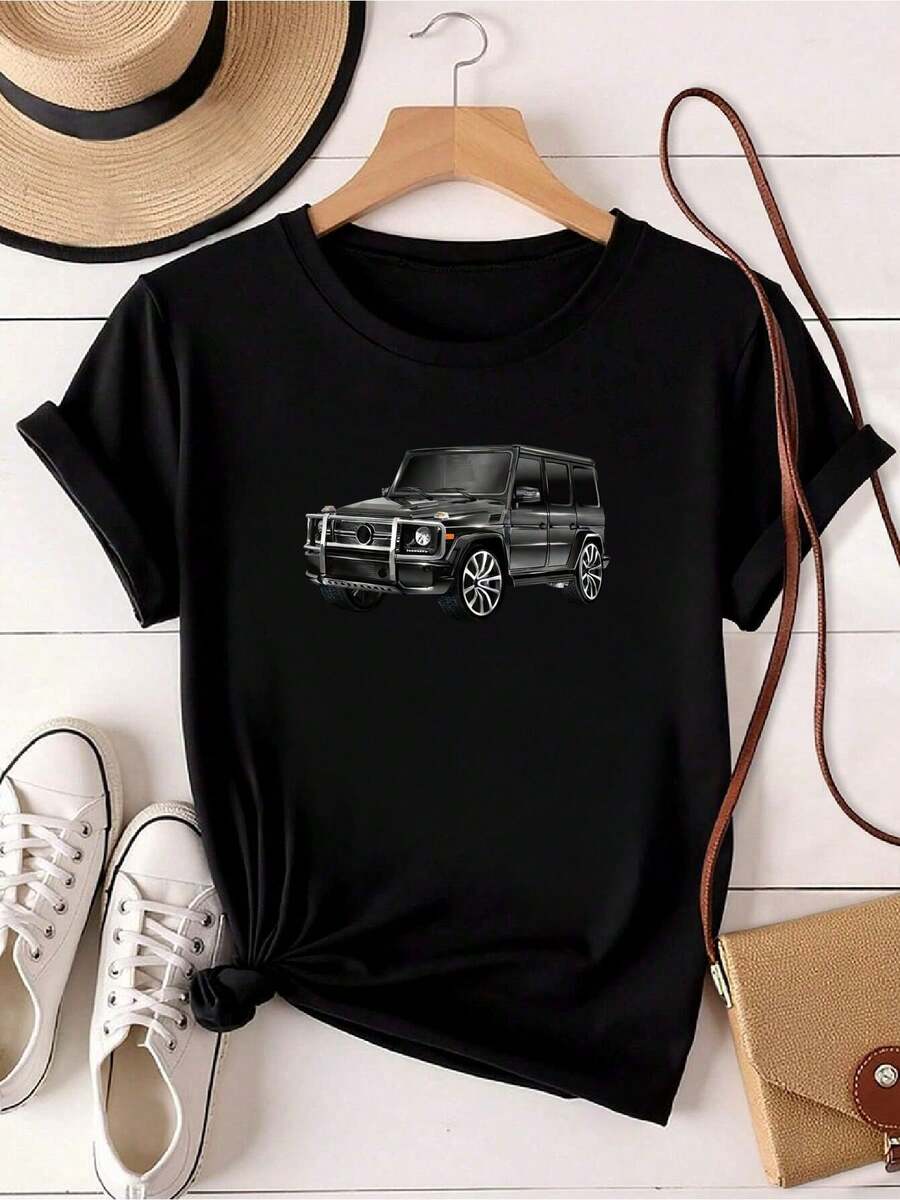 Women T-Shirts - Black - View 1