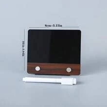 1pc Handwritten Price Tag Display Board Table Sign For Drinks, Food, Milk Tea Shop, Event Price Display, Children's Handwritten Board Label Product - Black - View 5