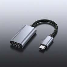 USB C To HDTV Adapter (4K@30Hz),USB-C Adapter (4K HDTV), Suitable For IPhone 15 Pro/Max, Pro/Air, Pro, S23, XPS 17, Surface Book 3 And More - Silver - View 11