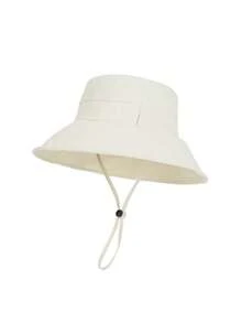 JOYLORD 1pc New Spring/Summer Women's Wide Brim Sun Protection Hat, Fashionable Versatile Bucket Hat With Glasses Holder, Face-Slimming Sun Hat For Women - Multicolor - View 11
