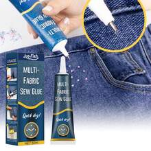 Strong Washable Fabric Glue - Suitable For Sewing, DIY Crafts And Clothing Repair - Transparent Glue, No Needle Required, Easy To Apply, With Precision Nozzle, Suitable For Soft Non-Woven Fabrics, Daily Home Use (New And Old Models Randomly Sent) - D - View 5