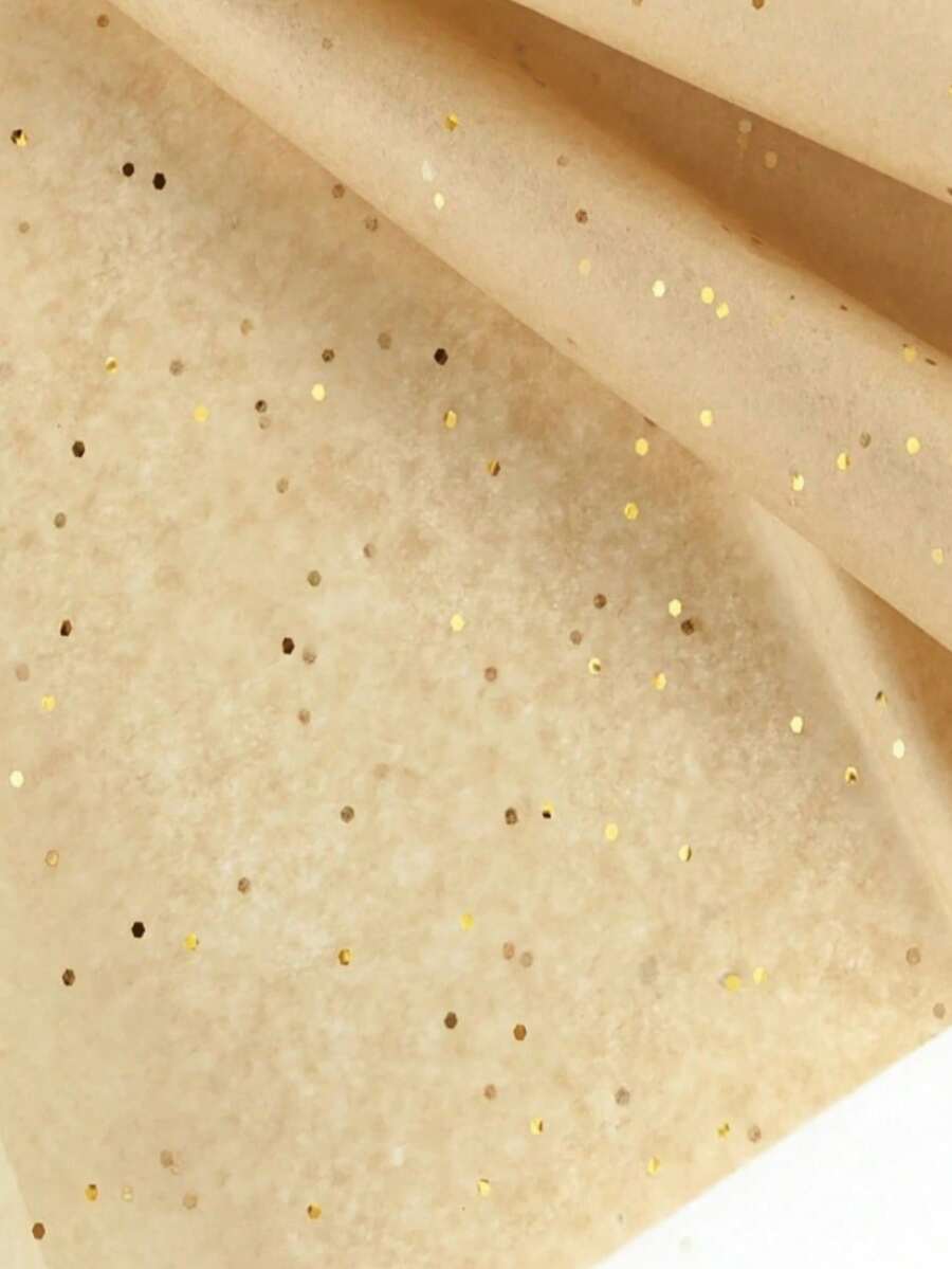 10/20/25/50 Sheets Of Yellow Patterned Tissue Paper, Suitable For DIY Crafts, Party Gifts, Bouquet Wrapping, Clothing Packaging And Birthday Gift Decoration - Style 2 - View 1