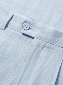Men's 2-Piece Suit Set, Suit Jacket + Trousers, Fashionable & High Quality, Suitable For Weddings, Parties Or Formal Events - Baby Blue - View 7