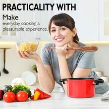 6pcs Wooden Cooking Utensil Set, Apartment Essential. Kitchen Wooden Non-Stick Cookware Set. High Quality New Home Gift. Daily Use. - Wood Color - View 2