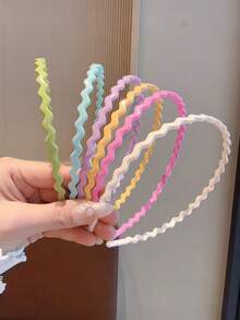 11pcs Women's New Fashion Wave Texture Narrow Hair Hoop, Beauty, Home, Hair Accessories - Multicolor - View 12