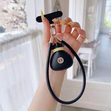 1pc Women's Luxury Rhinestone Lucky Bag Leather Short Phone Case With Wrist Strap And Handbag Chain, Anti-Loss Durable Lanyard For Travel - Multicolor - View 12