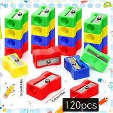 60pcs/120pcs Bulk Pencil Sharpeners, Colorful Pocket Mini Handheld Pencil Sharpeners, Back To School Essentials - A - View 11