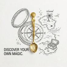 [Ocean Breeze Series] Elegant Shell Coffee Spoon 4pcs Set, Suitable For Beach Wedding Table Decor, Exquisite Dessert Appetizer Stirring Spoon, Cute Teaspoon Gift - View 1