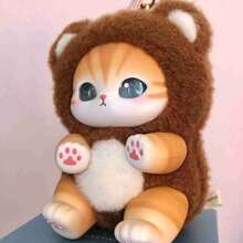 1件正版 Mofusand 動物系列盲盒乙烯基公仔，可愛動漫裝飾收藏品，適合粉絲的完美禮物（隨機款式） - 彩色 - 查看 6
