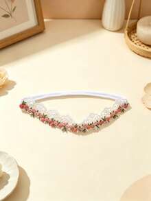jralon 3 piezas/paquete Diademas elásticas suaves de varios colores para bebé, adecuadas para todas las estaciones, excelente regalo, perfectas para sesiones de fotos - Multicolor - Ver 5
