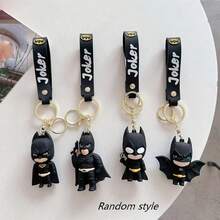 Warner Bros 1 buah Gantungan Kunci Batman Asli, Gantungan Kunci Dekoratif, Aksesori Liontin Boneka Lucu, Dekorasi Gantungan Tas, Aksesori Tas Hadiah, Hadiah Ulang Tahun dan Aksesori Liburan Inovatif (Model Acak) - MultiWarna - View 9
