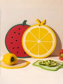 1pc Plastic Cutting Board, Chopping Board, Suitable For Meat, Cheese, Bread, Vegetables And Fruits, Home And Dorm Use, Kitchen Gadget, Family Gift - View 7