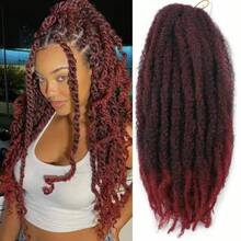 Blended Hair Extensions - SNATURAL/L.RED/GREEN/27 - View 2