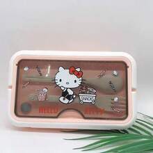 1 buah Kotak Makan Siang DIY Sanrio Hello Kitty dan Kuromi dengan Sekat, Kotak Makan Siang Dua Lapis untuk Pelajar, Kotak Makan Siang Kantor, Kotak Makan Siang Berinsulasi Isi Air, Kotak Makan Siang Portabel Kapasitas Besar, Mudah Dibawa, Kotak Makan Siang dengan Sekat, Perlengkapan Sekolah untuk Pelajar, Kotak Bento, Kotak Makan Siang, Hadiah Ulang Tahun - MultiWarna - View 20