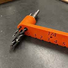 Orange Multifunctional Woodworking Center Locating Gauge, High Precision Marking & Drilling Tool For Woodworking, Sturdy Practical Workshop Essential - Multiple Styles - View 6