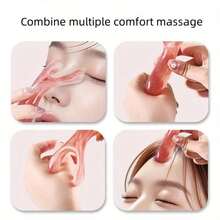 1 buah Resin 5-Cakar Alat Pijat Gua Sha Hidung Sisir Wajah Tongkat Pengikis Tulang - A - View 4
