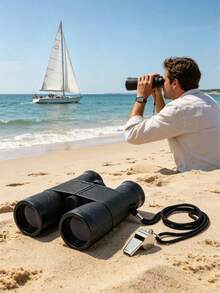 1/2/3pcs, Shock-Proof High-Definition Binoculars Set, Portable Outdoor Binoculars, Compact Travel Binoculars - Ergonomic Grip, Durable Plastic Construction And Vintage Style, Suitable For Bird Watching, Hunting, Concerts, Travel And Sightseeing. Handheld Observation Tool, High-Definition Binocular Magnifier, Back To School Classroom Tool, Practical And Thoughtful Gift! - Multiple Styles - View 7