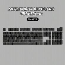 HXSJ Teclas de teclado mecánico de color azul PBT, caracteres translúcidos moldeados por inyección de doble disparo ABS, compatibles con teclados mecánicos, teclado no incluido - Ver 10