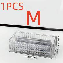 1 Set (7pcs/5pcs/4pcs/1pc) Acrylic PET Material Cosmetic Storage Box Set, Multiple Sizes Available, Suitable For Vanity And Wardrobe, Perfect For Storing Cosmetics And Skincare Products - Multicolor - View 16